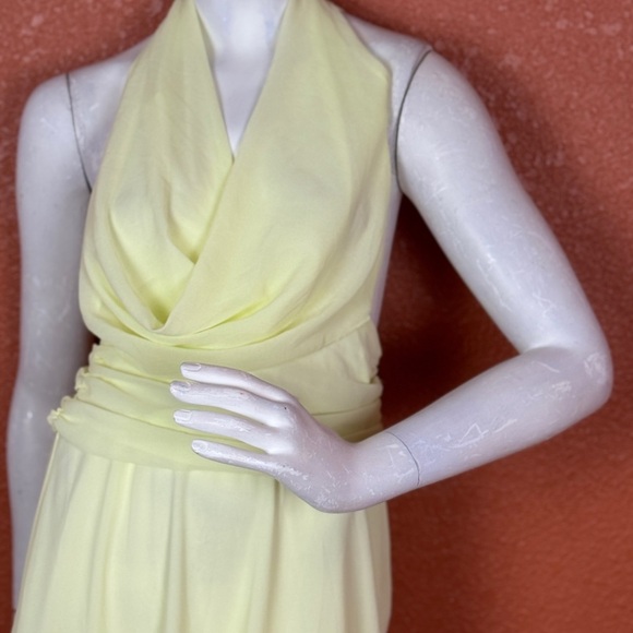 Peppermayo Light Yellow Chiffon Dress Size 2. E68 - Picture 4 of 14